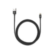 iStore - Charge & Sync Lightning to USB-A 4ft MFI Braided Cable - Black (ACC99410CAI)