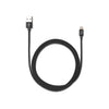 iStore - Charge & Sync Lightning to USB-A 4ft MFI Braided Cable - Black (ACC99410CAI)