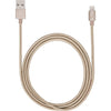 iStore - Charge & Sync Lightning to USB-A 4ft MFI Braided Cable - Gold (ACC99407CAI)