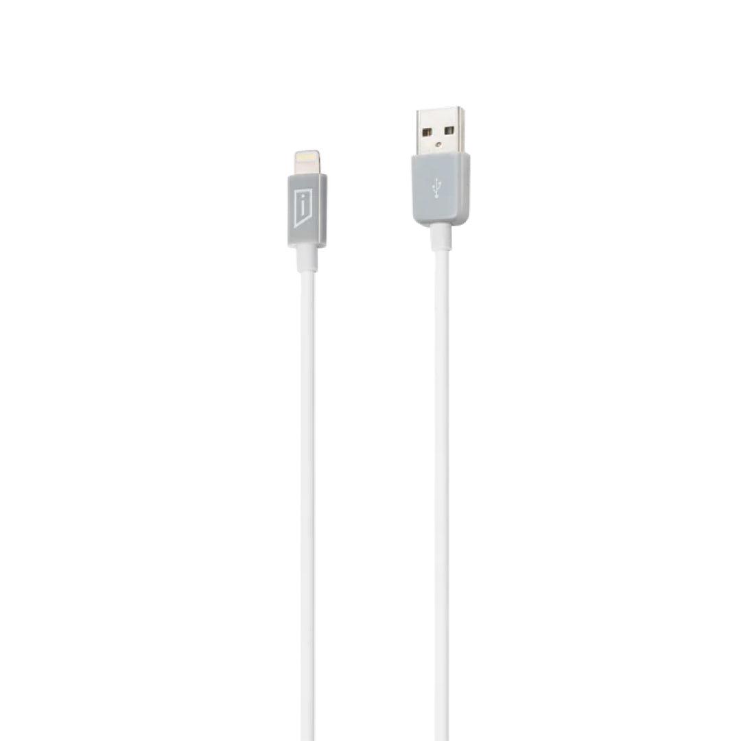 iStore - Charge & Sync Lightning to USB-A 67ft MFI Cable - White (ACC96905CAI)