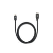 iStore - Charge & Sync USB-C to USB-A 31 Superspeed 3A Cable - Black (ACC926CAI)