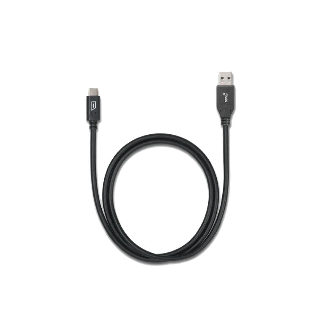 iStore - Charge & Sync USB-C to USB-A 31 Superspeed 3A Cable - Black (ACC926CAI)