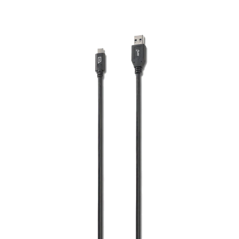 iStore - Charge & Sync USB-C to USB-A 31 Superspeed 3A Cable - Black (ACC926CAI)