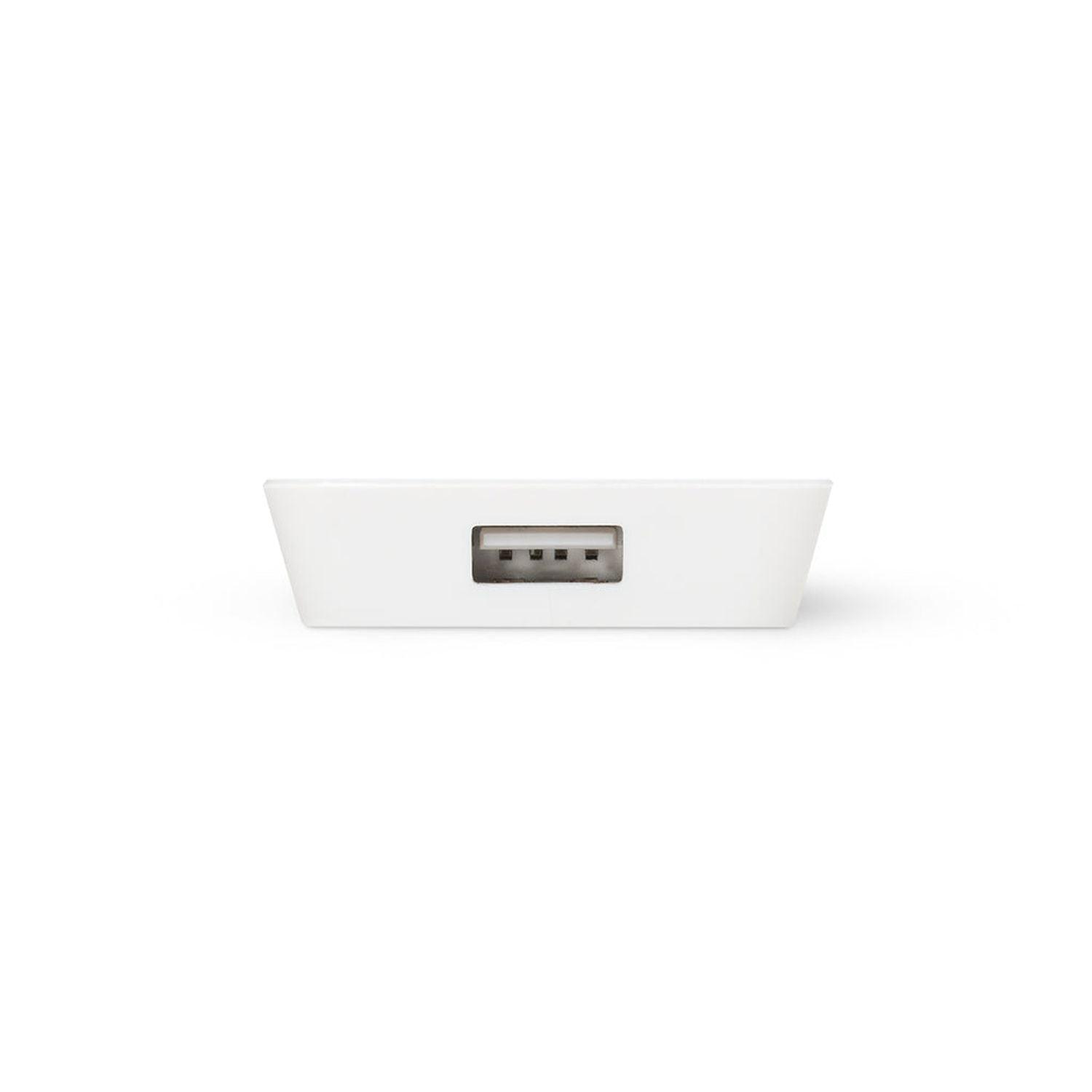 iStore - Wall Charger 2 Port USB-A Slim Vertical 24A/12W Each Port - White