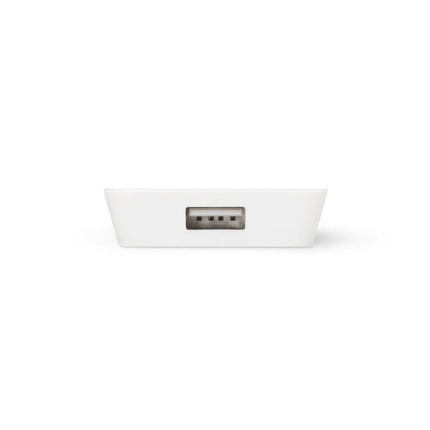 iStore - Wall Charger 2 Port USB-A Slim Vertical 24A/12W Each Port - White