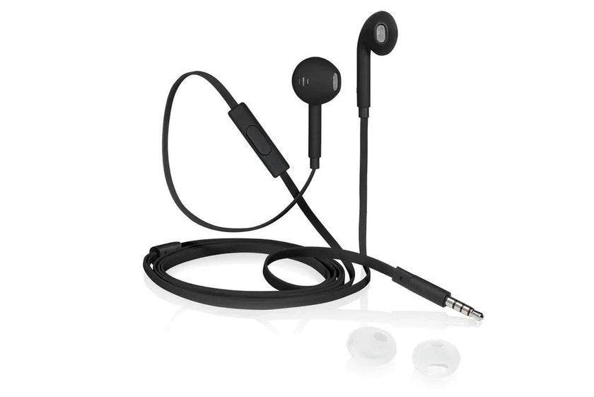 iStore - iStore Earbuds Classic Luxeinline Mic with Music Controls 35mm - Matte Off White