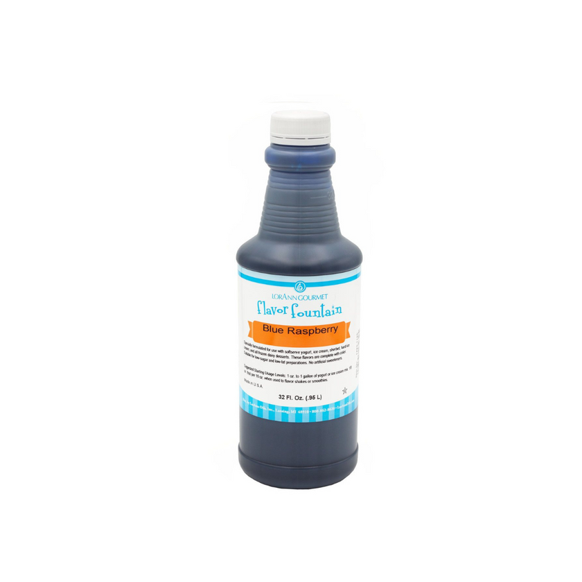 Blue Raspberry Flavor - 4 oz. - 32 oz. - Ice Cream and Beverage Flavors - LorAnn Oils - Canadian Distribution - Ships Free Within Canada on Orders Above CAD $199