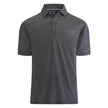 Ice Silk Printed Polo Shirt Men's Short Sleeve