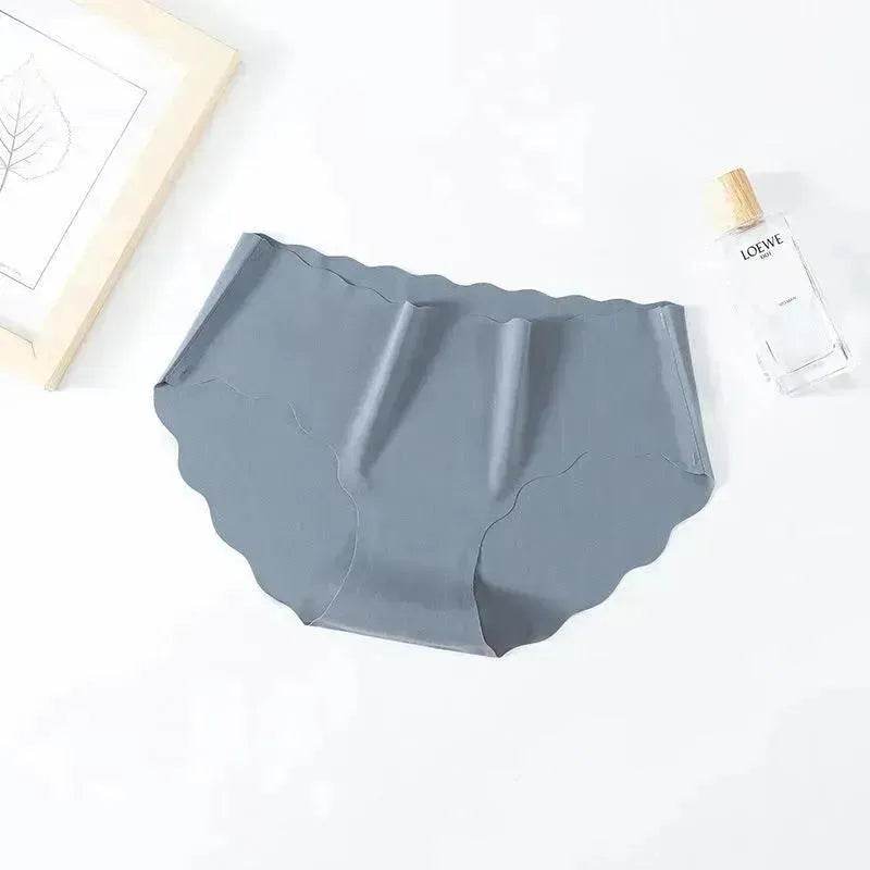 Ice Silk Traceless Girl Underwear Solid Color Pant