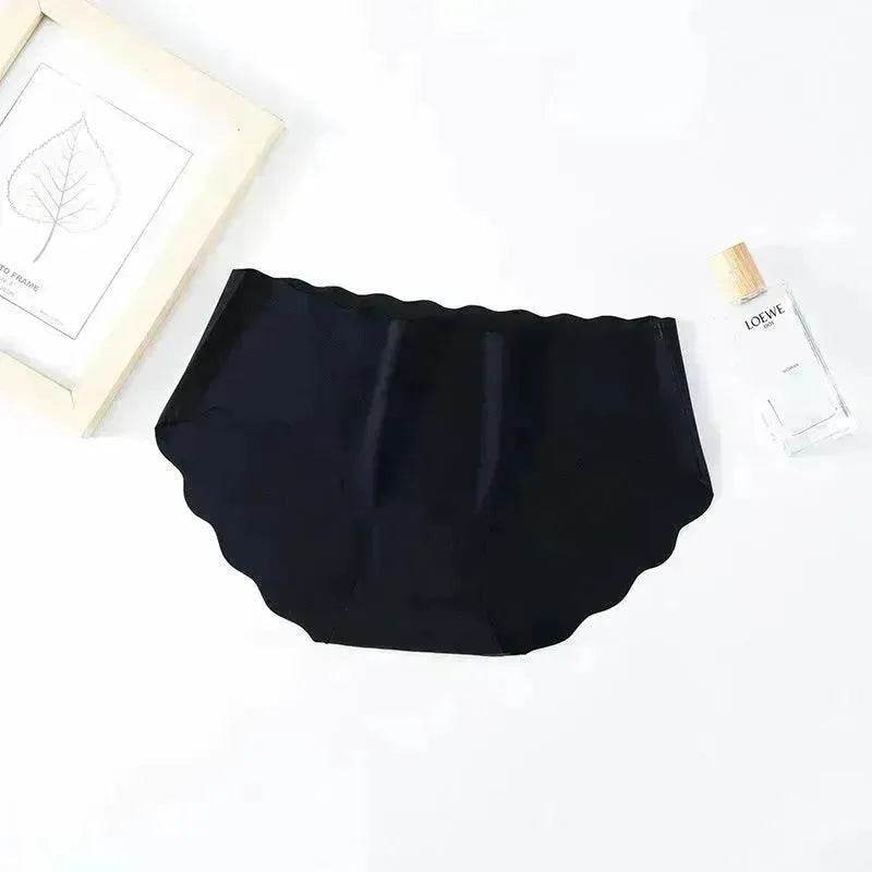 Ice Silk Traceless Girl Underwear Solid Color Pant