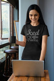 Iced Coffee Queen Rhinestone Shirt – Coffee Lover Sparkle Bling Tee | Blingdazzel