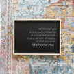 I'd Choose You Wood Sign