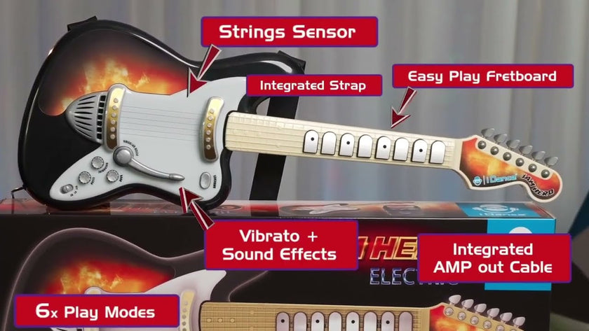 idance - JAM HERO GUITAR AVEC MINI-AMPLIFICATEUR