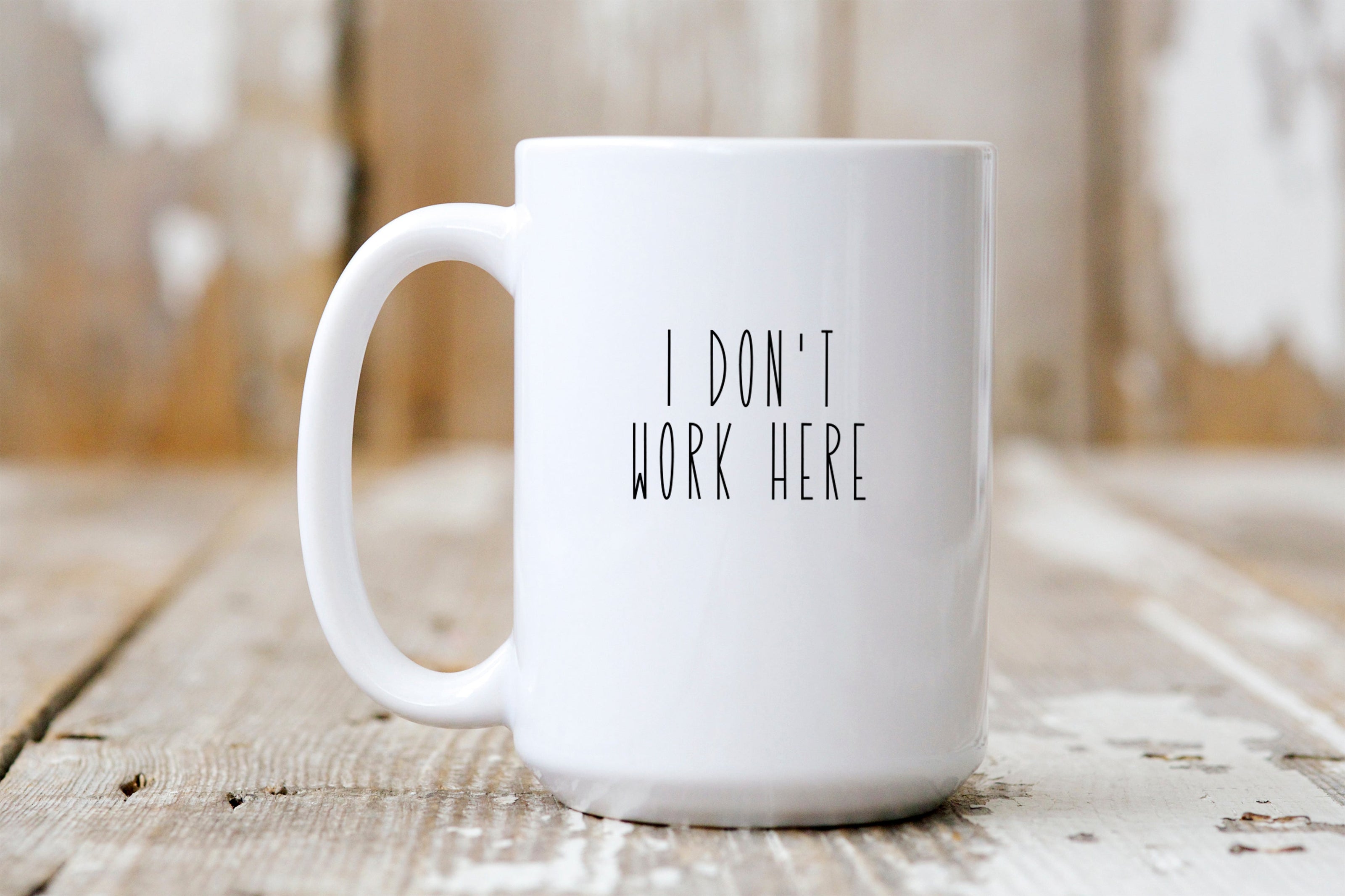 I don't work here