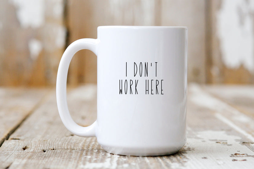 I don't work here