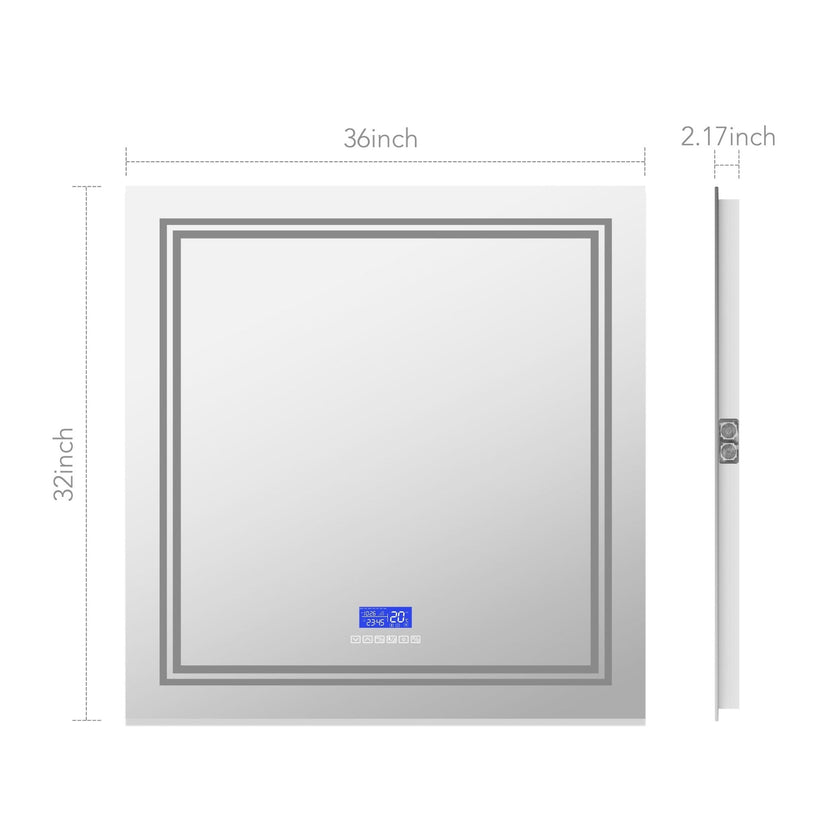 iHome Style LED Mirror with Bluetooth Speaker – Vanity Mirror 30