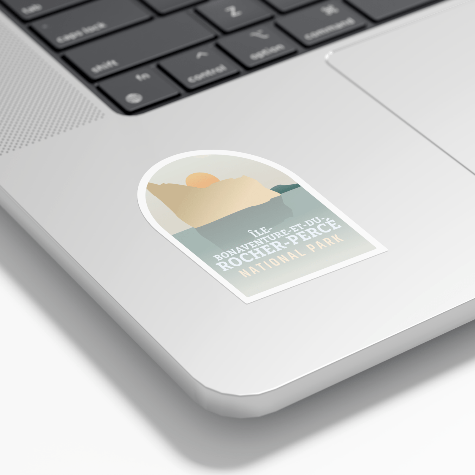 IIle-Bonaventure-et-du-Rocher-Percee Quebec National Park Waterproof Vinyl Sticker, Canada Parks