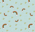 A Royal Fairytale- Rainbow Toss- Mint by Paintbrush Studio Fabric
