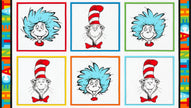 Dr. Suess-  Cat in the Hat Panel - Robert Kaufman