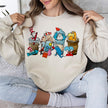 Valentines Cat In H@t  Sweatshirt or T-Shirt with Coffee Cups .