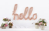 Hello Balloon (rose gold)
