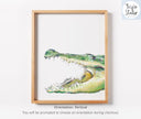 Alligator Nursery Art