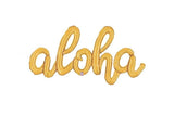 Aloha Gold Balloon