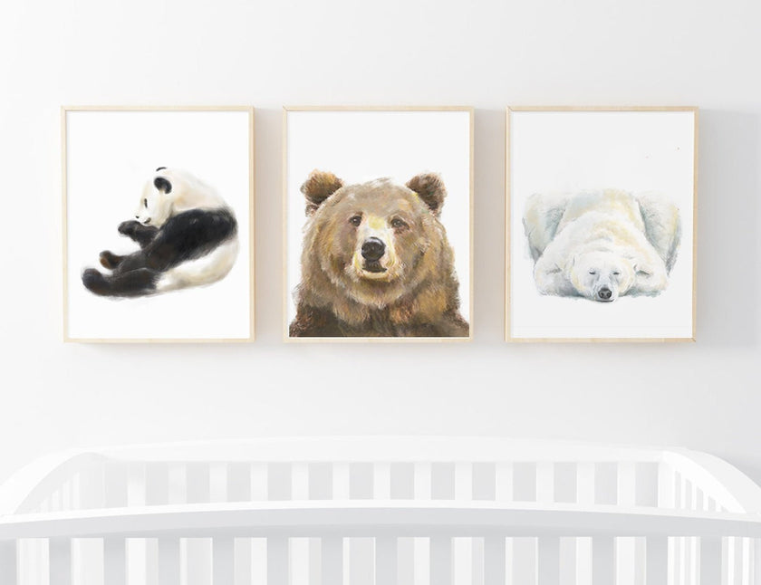 Polar Bear Sweet Dreams Minimalist Art Print