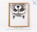 Raccoon Art Print
