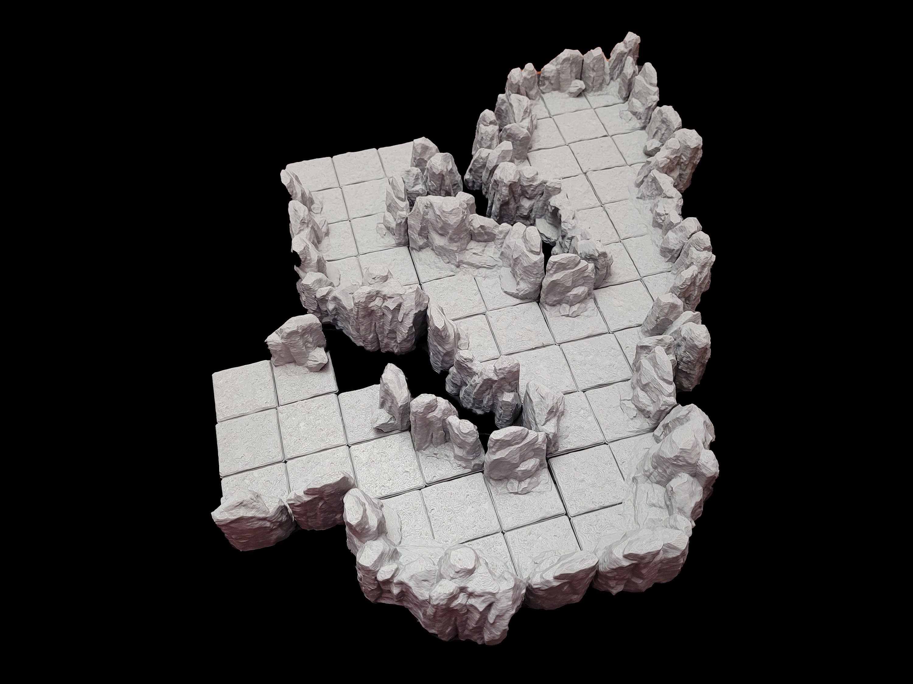 MAGNETIC Dungeon Tiles - Dragon's Rest Cavern Kit - 1.5