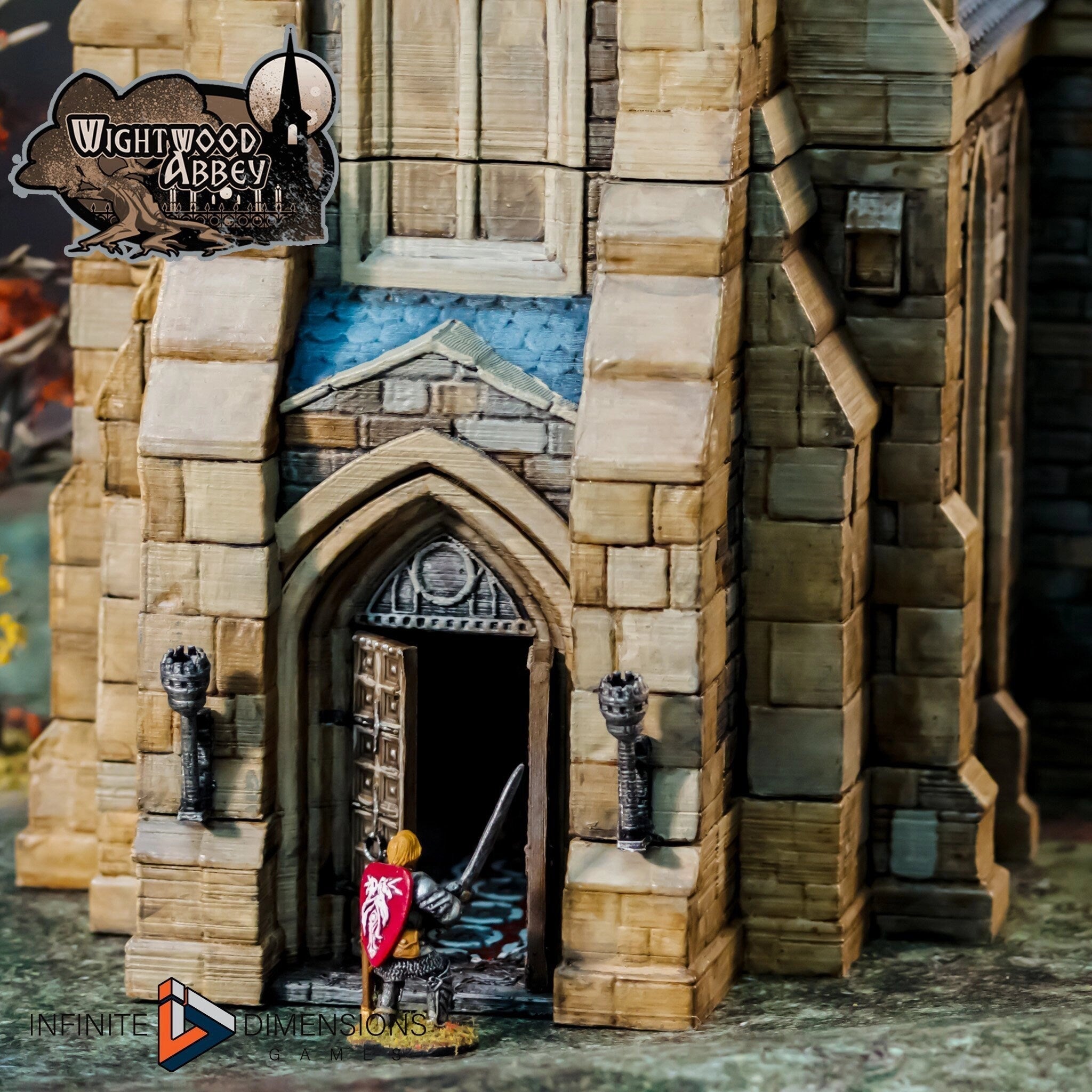 Chapel - Whitewood Abbey Set | Church | Diorama | DnD | Wargaming | Building | Village | Town -  High Quality 3D Printed, 15mm, 28mm, 32mm