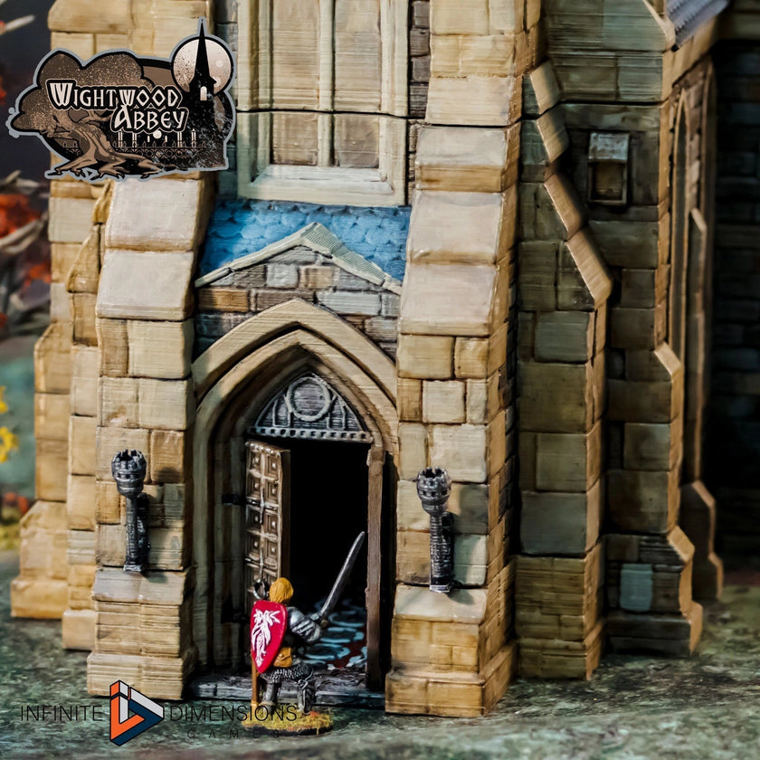 Chapel - Whitewood Abbey Set | Church | Diorama | DnD | Wargaming | Building | Village | Town -  High Quality 3D Printed, 15mm, 28mm, 32mm