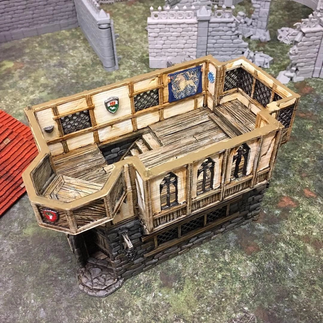 Abbot’s House - Wightwood Abbey Set | Diorama | DnD | Wargaming | Building | Village | Town -  High Quality 3D Printed, 15mm, 28mm, 32mm