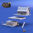 Medieval Chicken Coop Miniature Building - DnD, Wargaming, Model Train | Farm | Town | Village | Fields | Animal | Pathfinder | City