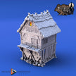 Thatched Storehouse - Whitewood Abbey Set | Diorama | DnD | Wargaming | Building | Village | Town - High Quality 3D Printed, 15mm, 28mm 32mm