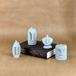 Statue Face Soy Wax Candle Set | Sculptural Home Decor