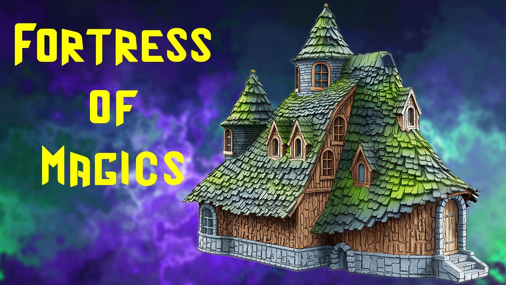 Fortress of Magic - Magic and Mages set - Medieval Tabletop Terrain for your DnD/Pathfinder/TTRPG and Wargaming setup!