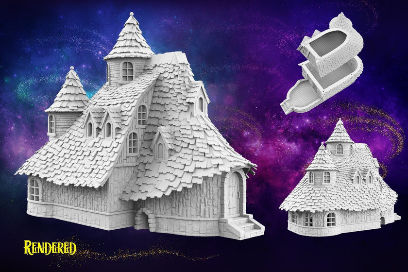 Fortress of Magic - Magic and Mages set - Medieval Tabletop Terrain for your DnD/Pathfinder/TTRPG and Wargaming setup!
