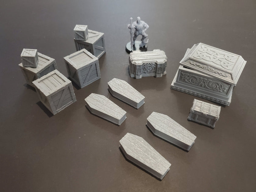 Dungeon Scatter Terrain Starter Set #1 | Fat Dragon Games | Tabletop Terrain | Dungeons And Dragons Painted Tabletop Pathfinder Scatter