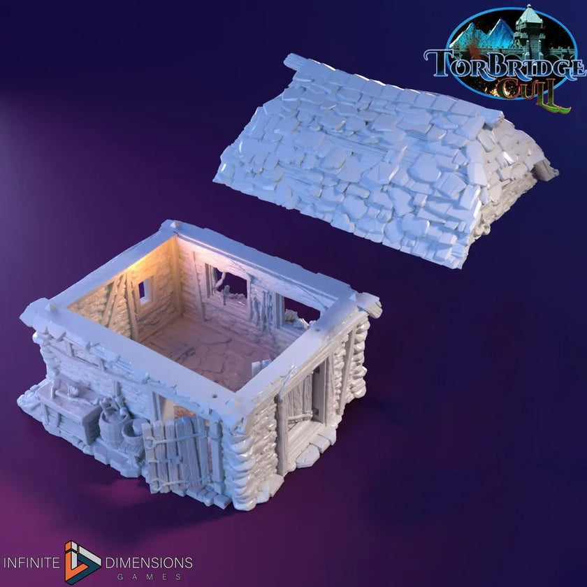 The Butchery Miniature Building - DnD, Wargaming, Model Train | Terrain | Town | Village | Market | Shopkeep | Pathfinder | Shop | Store