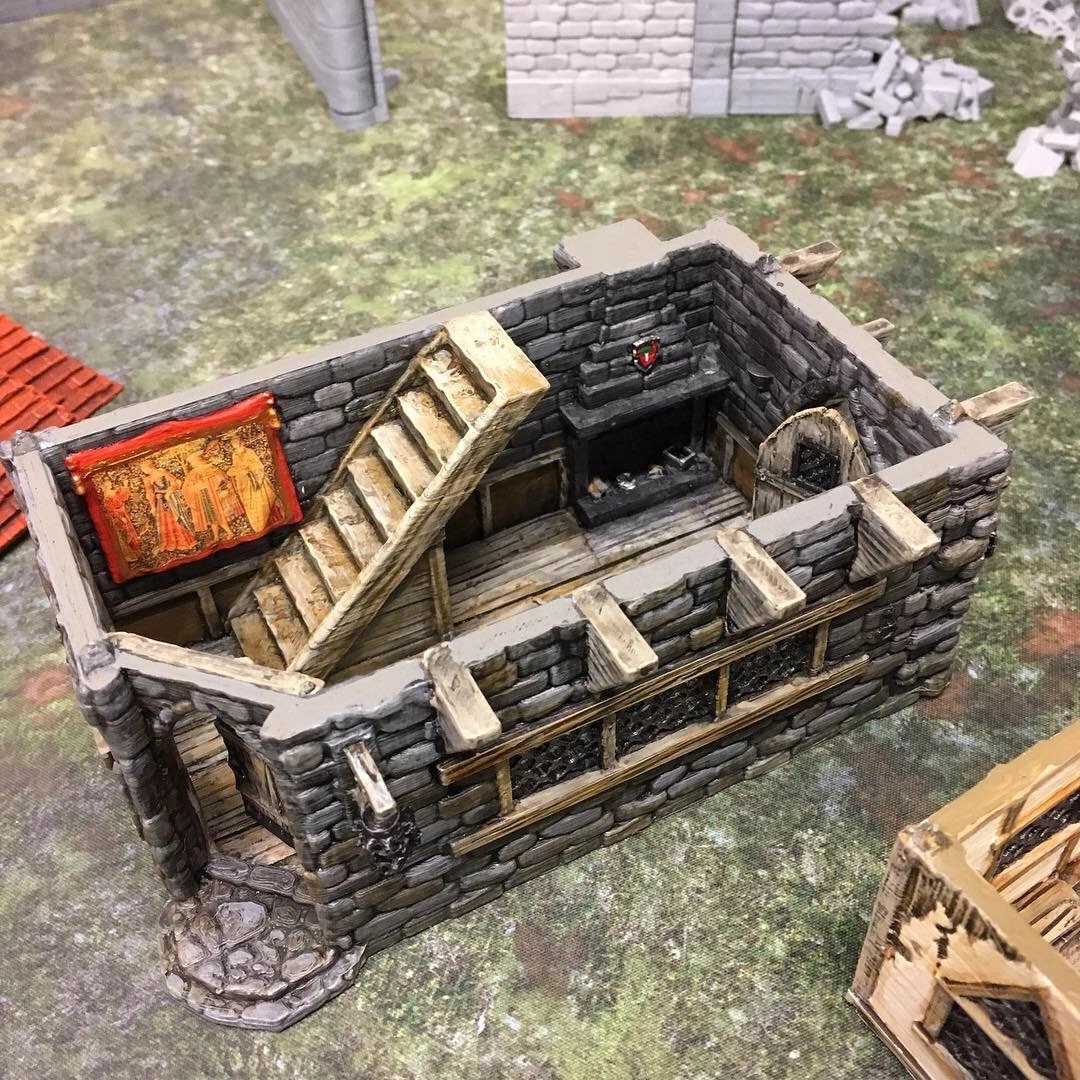 Abbot’s House - Wightwood Abbey Set | Diorama | DnD | Wargaming | Building | Village | Town -  High Quality 3D Printed, 15mm, 28mm, 32mm
