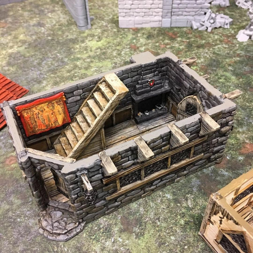 Abbot’s House - Wightwood Abbey Set | Diorama | DnD | Wargaming | Building | Village | Town -  High Quality 3D Printed, 15mm, 28mm, 32mm