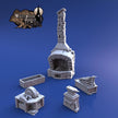 Smithy  - Wightwood Abbey Set | Tabletop Terrain | Dungeons And Dragons | Painted Tabletop | Tabletop Modular Building Kit | Pathfinder