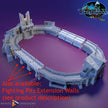 The Fighting Pits Miniature Building Set - DnD, Wargaming, Model Train | Arena | Coliseum | Medieval | Fantasy | Town, City, Village Terrain