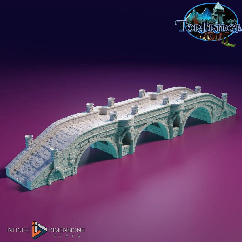 The Great Torbridge Miniature Building Set - DnD, Wargaming, Model Train | Bridge | Huge | Medieval | Fantasy | Town, City, Village Terrain