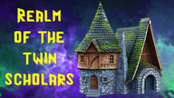 Realm of the Twin Scholars - Magic and Mages set - Medieval Tabletop Terrain for your DnD/Pathfinder/TTRPG and Wargaming setup!