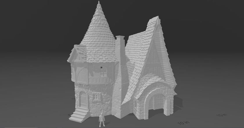 Realm of the Twin Scholars - Magic and Mages set - Medieval Tabletop Terrain for your DnD/Pathfinder/TTRPG and Wargaming setup!
