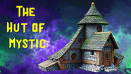 The hut of Mystic - Magic and Mages set - Medieval Tabletop Terrain for your DnD/Pathfinder/TTRPG and Wargaming setup!