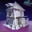The Brewery Miniature Building - DnD, Wargaming, Model Train | Terrain | Town | Village | Storehouse | Shop | 28mm | Prop | Market | Barn