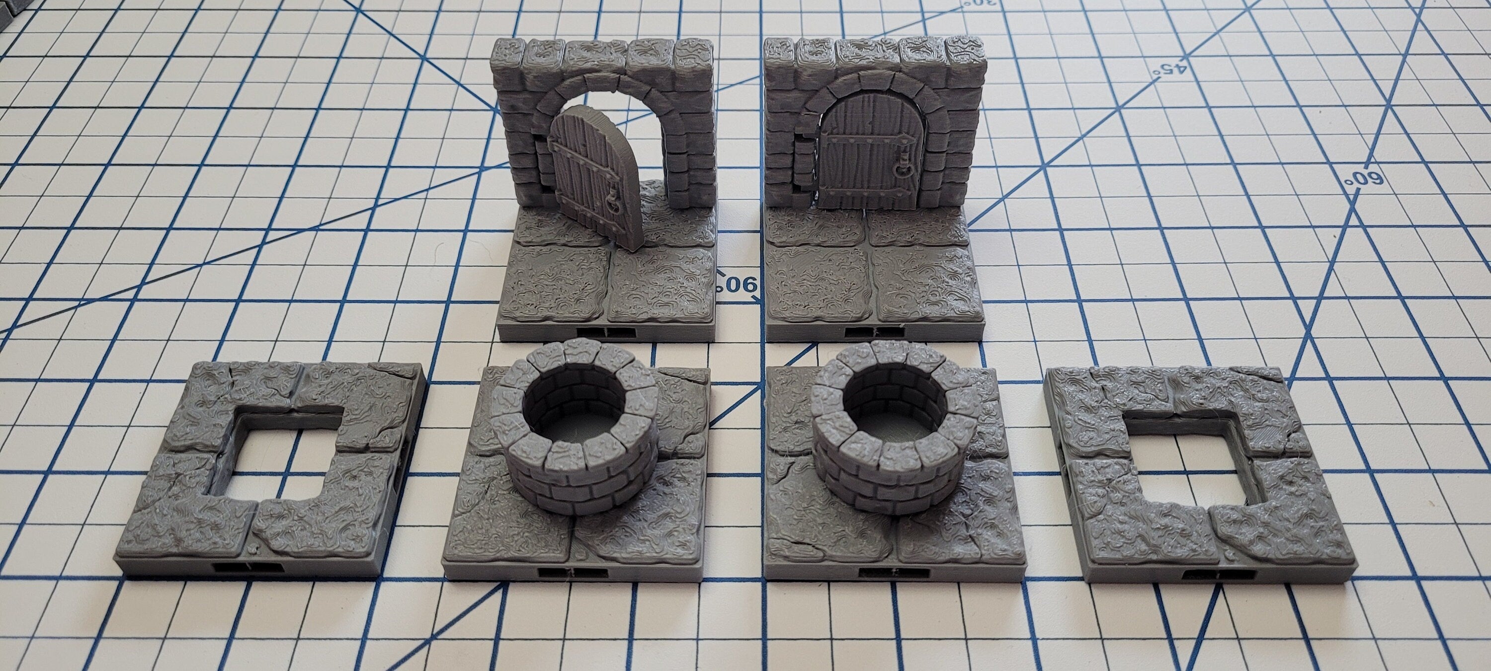 Magnetic Dungeon Tiles Expansions Set 3 | Fat Dragon Games | Tabletop Terrain | Dungeons And Dragons Painted Tabletop Pathfinder Terrain